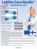 Silikonipohjalliset LabTex Care Nordic®, 2 kpl